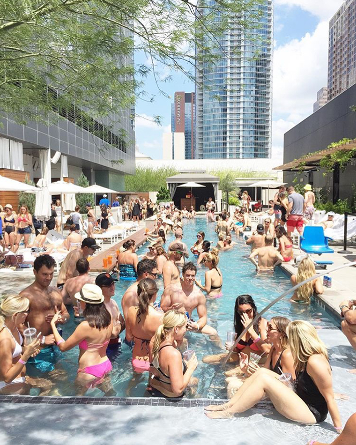 Fun Things To Do In Austin This Summer_Sunday Funday At The W Wet Deck Pool