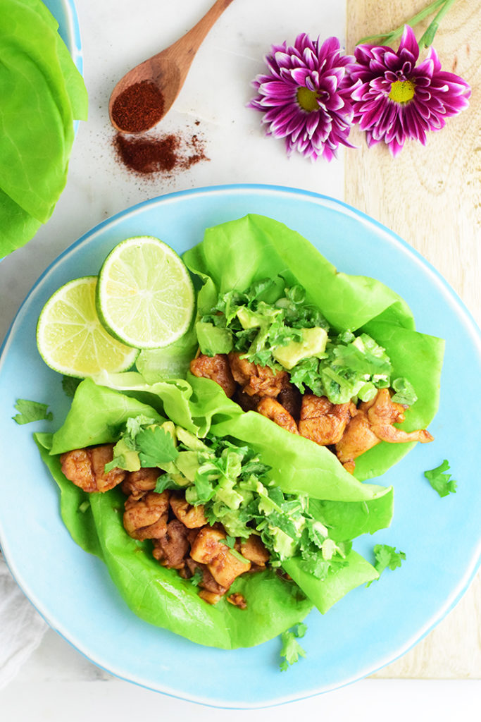 Smoky Asian Chicken Lettuce Wraps Recipe_Natalie Paramore