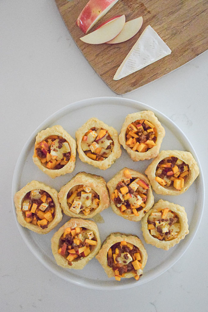 Apple Chorizo Brie Puff Pastry Appetizer_Natalie Paramore