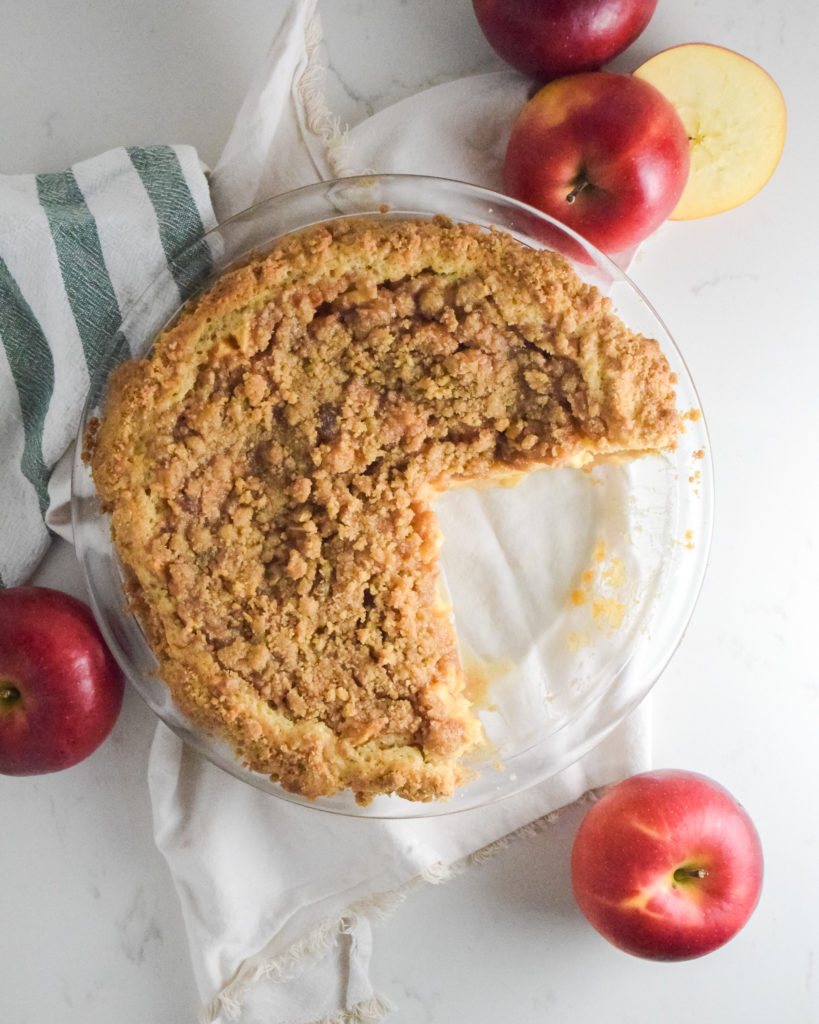 Apple Pie Crumble with Snickerdoodle Cookie Crust - Natalie Paramore