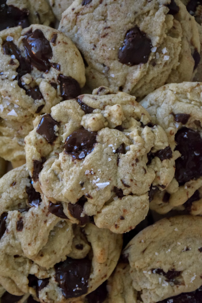 Brown Butter Chocolate Chip Cookies with Flaky Salt Natalie Paramore