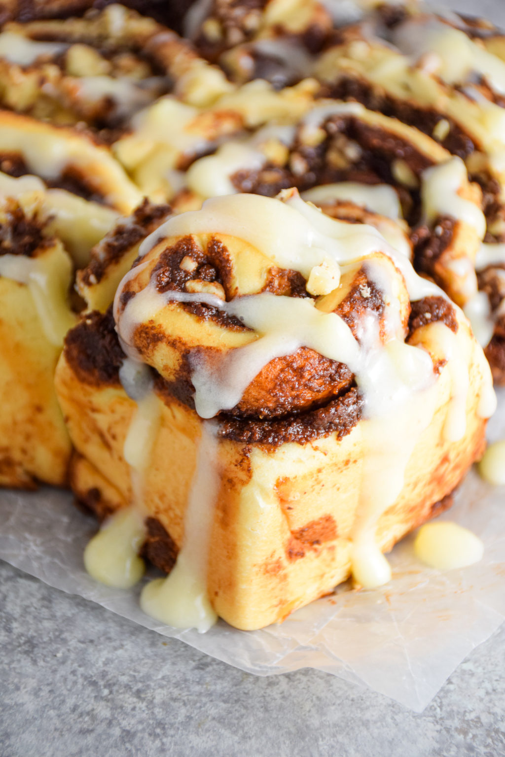 Chocolate Hazelnut Cinnamon Rolls Natalie Paramore