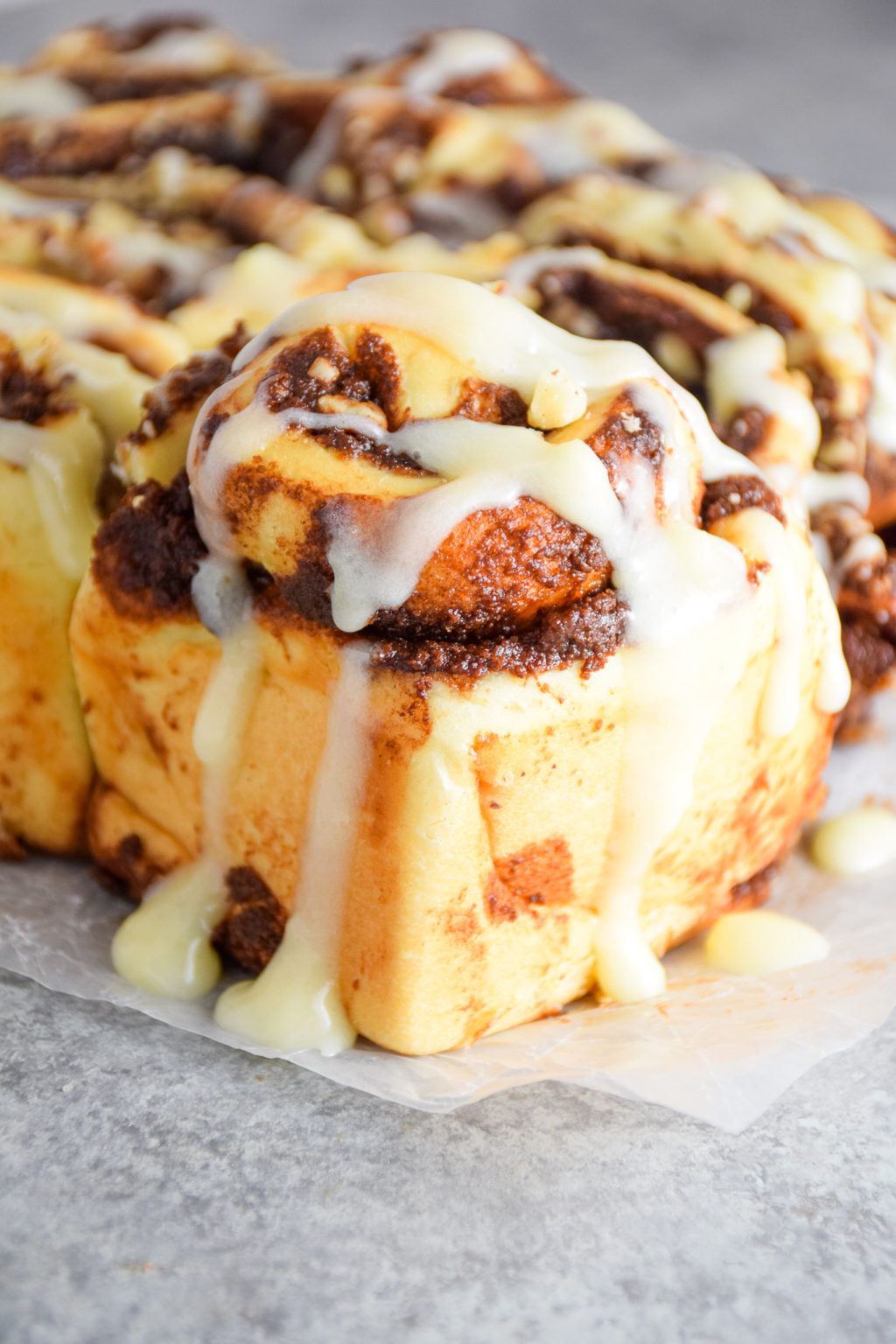 Chocolate Hazelnut Cinnamon Rolls Natalie Paramore