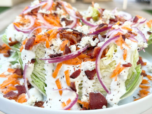 Classic Wedge Salad with Blue Cheese Dressing