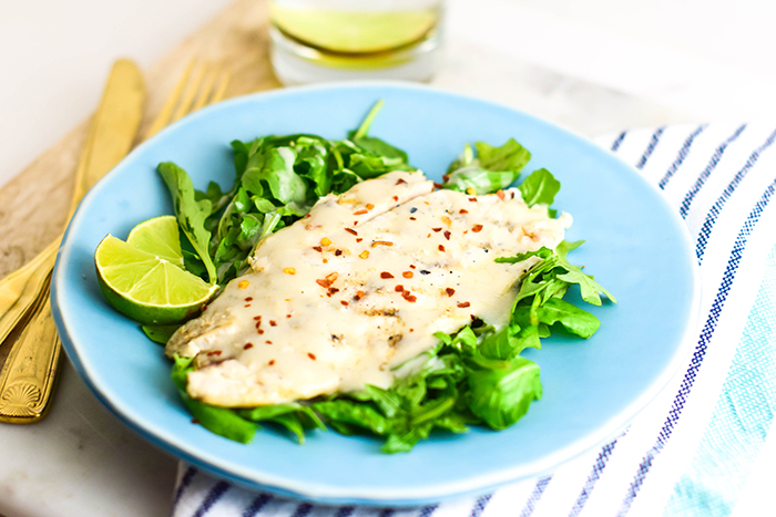 Coconut Lemongrass Dressing Barramundi__Natalie Paramore