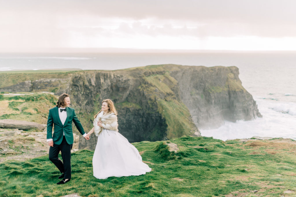 Enchanting Engagement Photos at The Cliffs of Moher_ Natalie Paramore