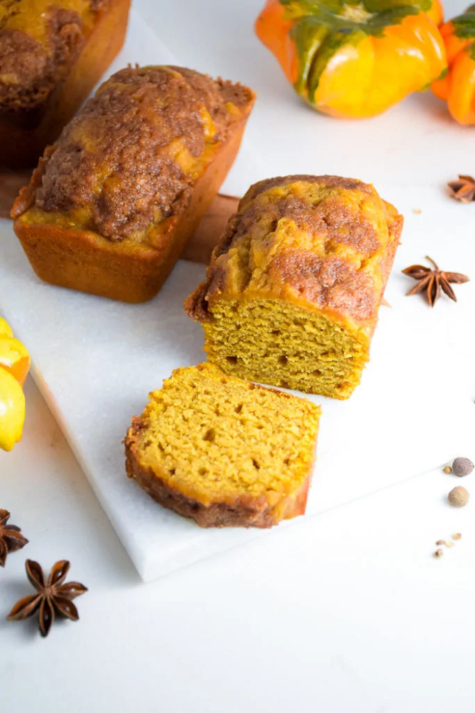 Cinnamon Sugar Pumpkin Bread