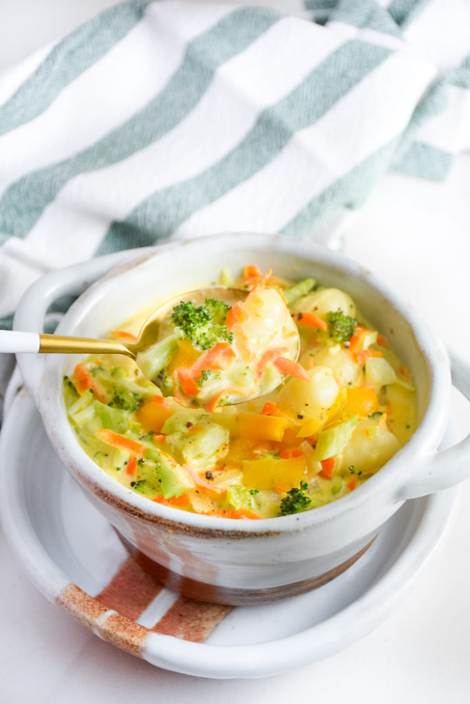 Souper Broccoli Cheese Gnocchi