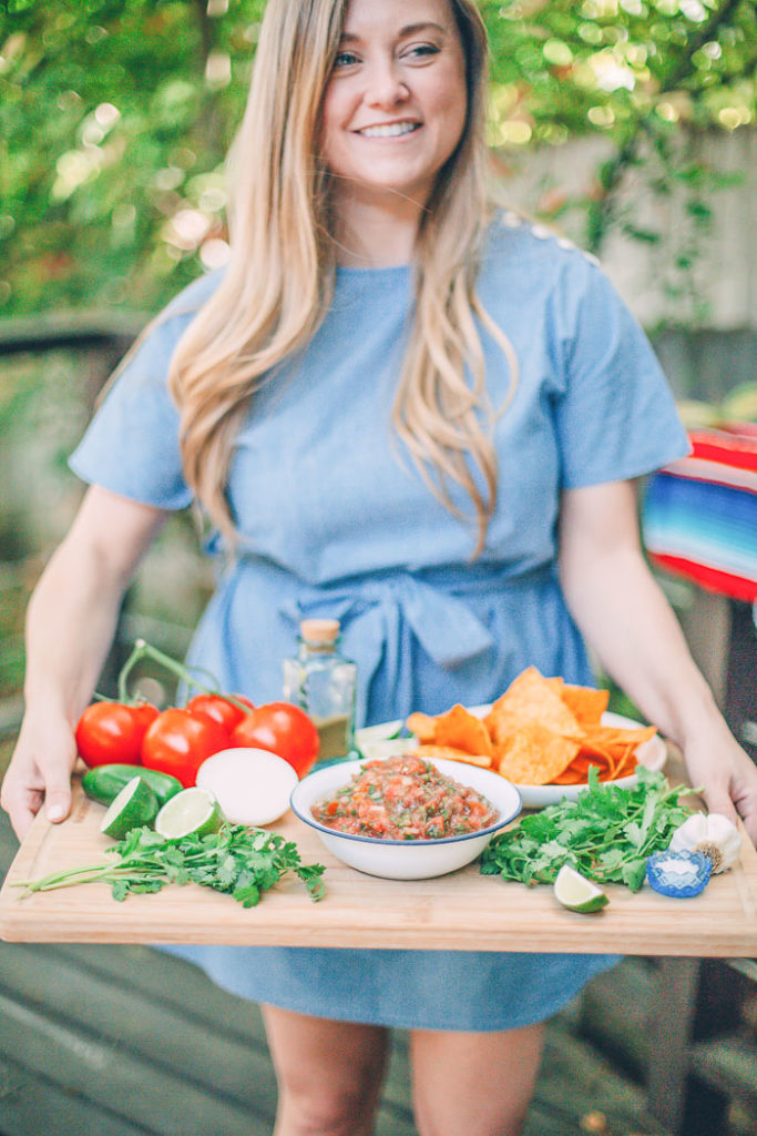 Easy Homemade Blender Salsa with Natalie Paramore 1