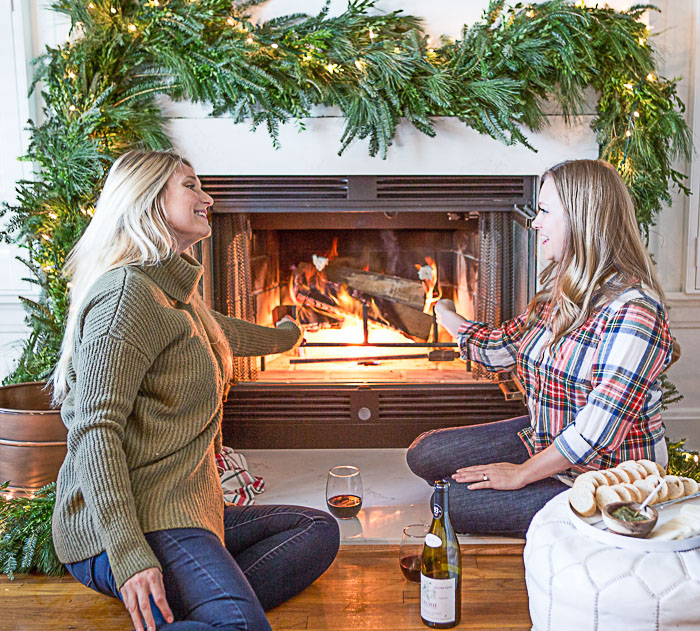 Fireplace Picnic with Beaujolais Haloumi Crostini_Natalie Paramore