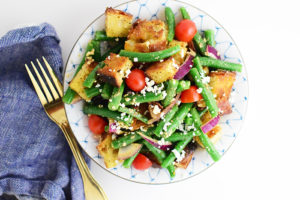 Green Bean Panzanella Salad_Natalie Paramore