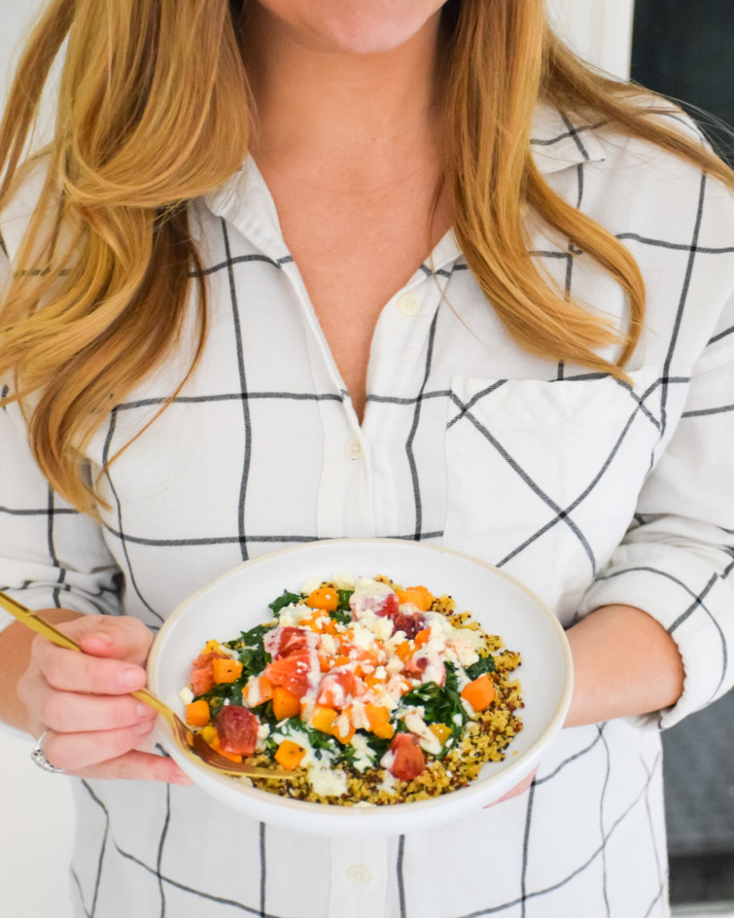 Healthy Easy Quinoa Citrus Bowl Recipe_Natalie Paramore