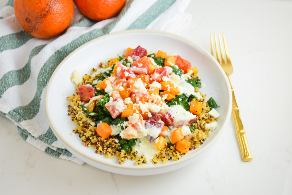 Healthy Quinoa Citrus Bowl Recipe_Natalie Paramore