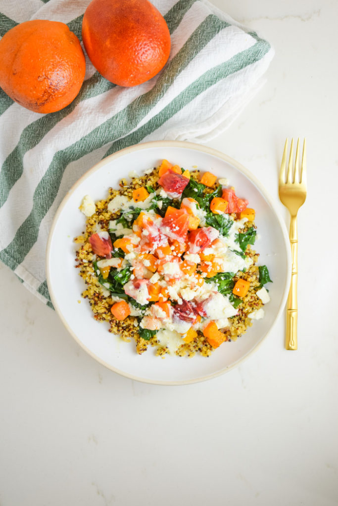 Healthy Quinoa Citrus Bowl_Natalie Paramore