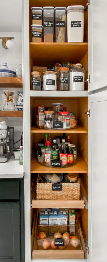 Organising a kitchen pantry with deep shelves  Deep pantry organization,  Kitchen organization pantry, Deep pantry