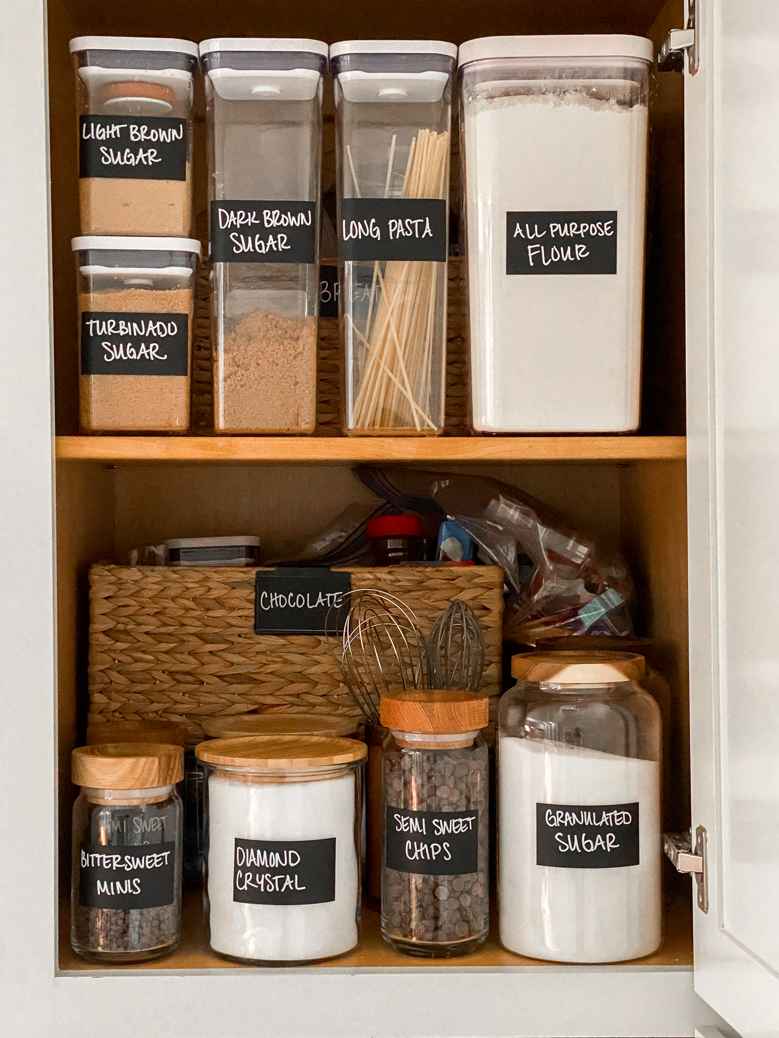 Organising a kitchen pantry with deep shelves  Deep pantry organization,  Kitchen organization pantry, Deep pantry
