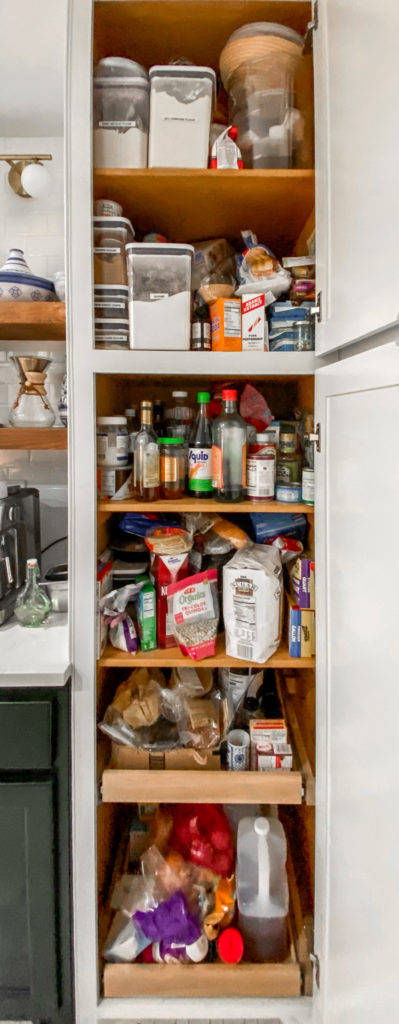 How To Organize A Pantry With Deep Cabinets – Before & Afters! - Natalie  Paramore