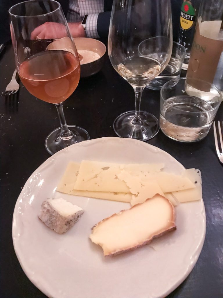 Cheese Course at Le Chateaubriand in Paris