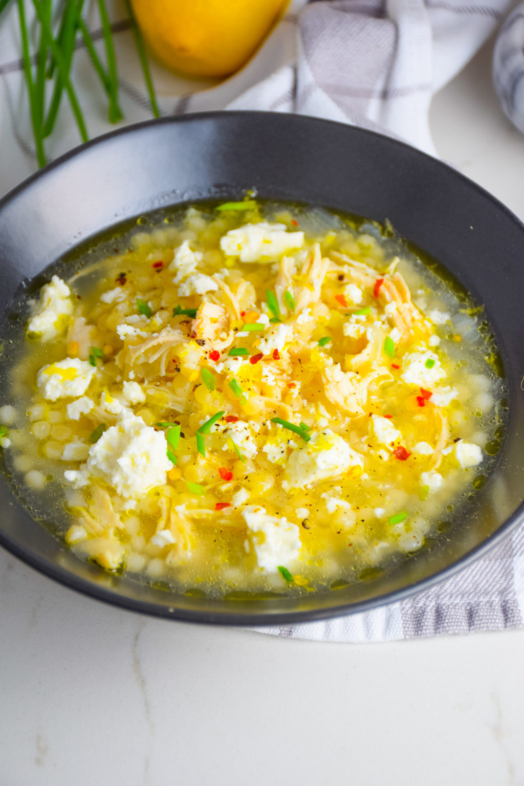 Lemon Chicken Couscous Soup Natalie Paramore