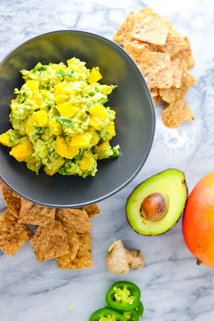 Mango Ginger Guacamole Easy Recipe_Natalie Paramore