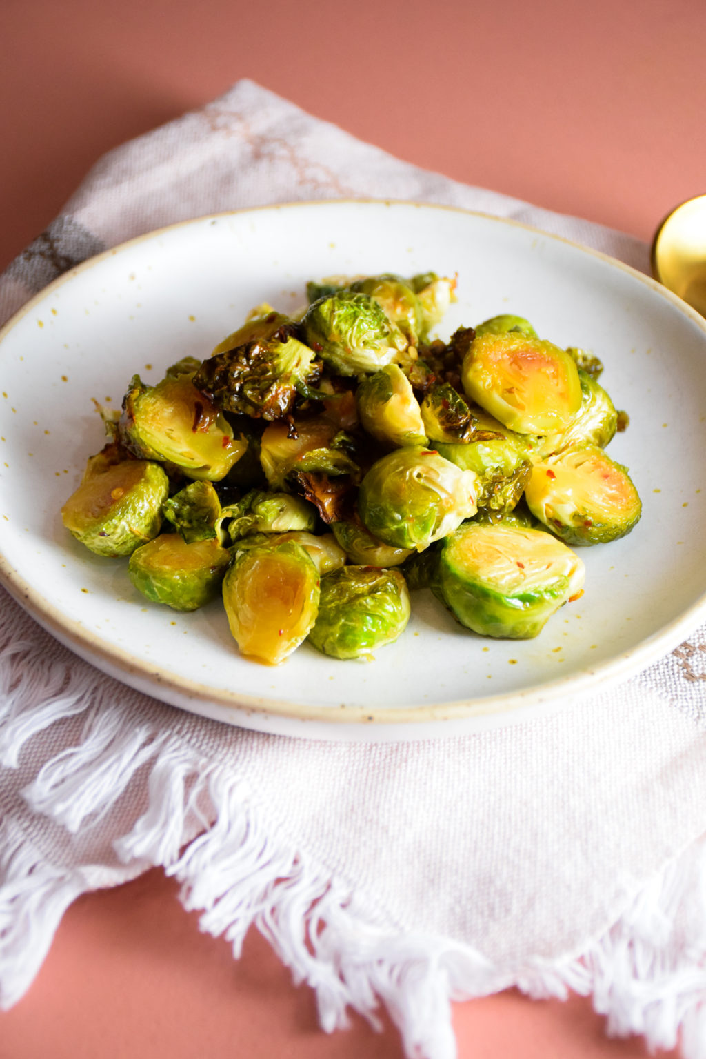 Maple Glazed Brussels Sprouts Natalie Paramore