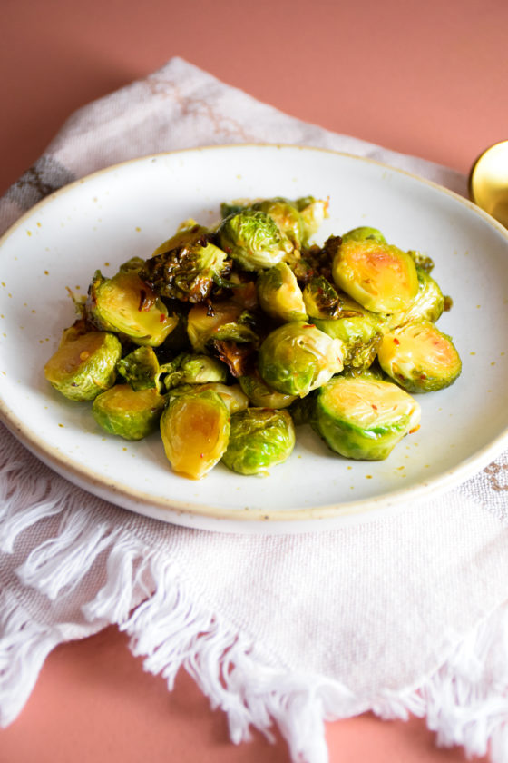 Maple Glazed Brussels Sprouts Natalie Paramore   Maple Glazed Brussels Sprouts  Natalie Paramore 5 560x840 