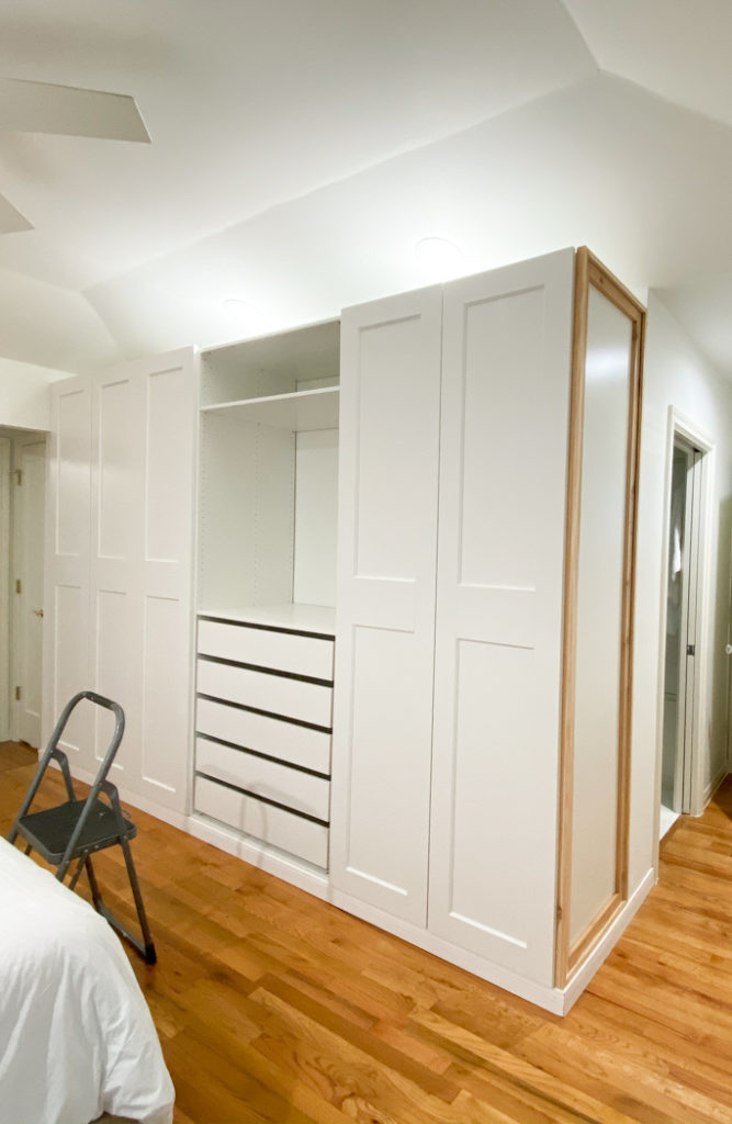 Built In Primary Closet Renovation (IKEA Pax Closet Hack) _ Natalie Paramore