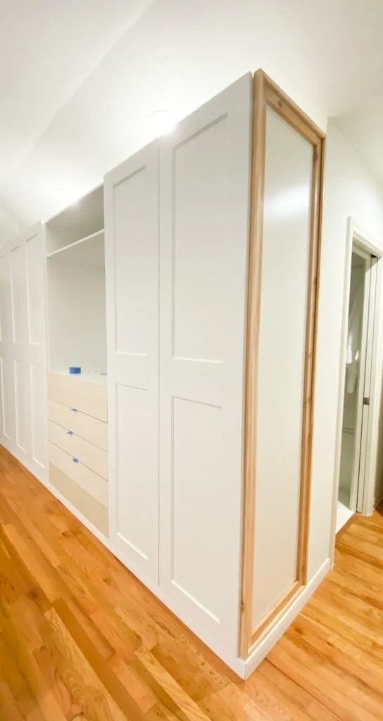 Built In Primary Closet Renovation (IKEA Pax Closet Hack) - Natalie Paramore