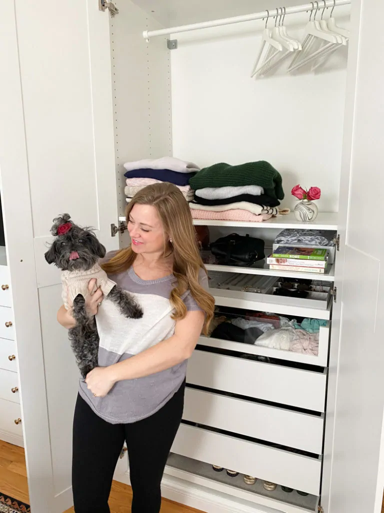 Built In Primary Closet Renovation (IKEA Pax Closet Hack) _ Natalie Paramore