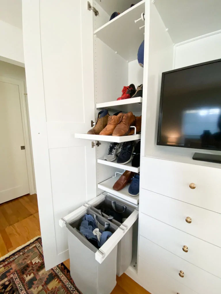 Built In Primary Closet Renovation (IKEA Pax Closet Hack) _ Natalie Paramore