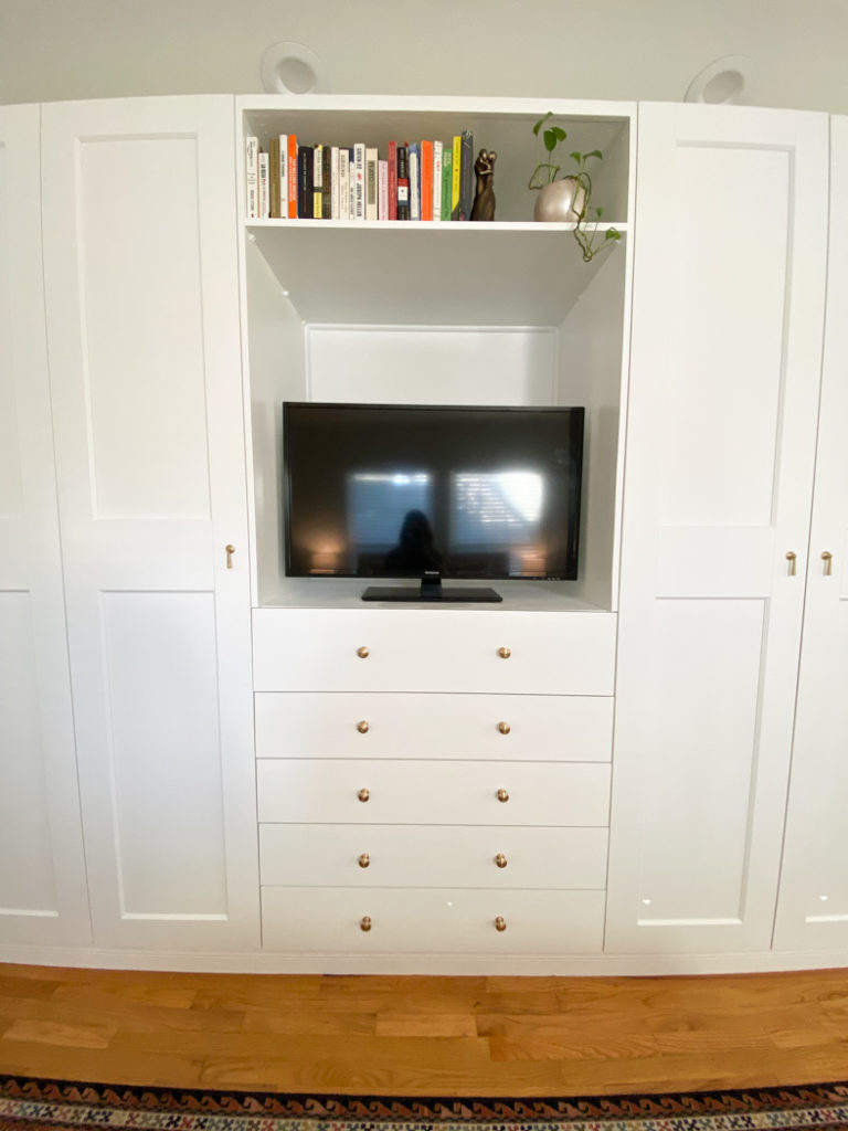 Built In Primary Closet Renovation (IKEA Pax Closet Hack) _ Natalie Paramore