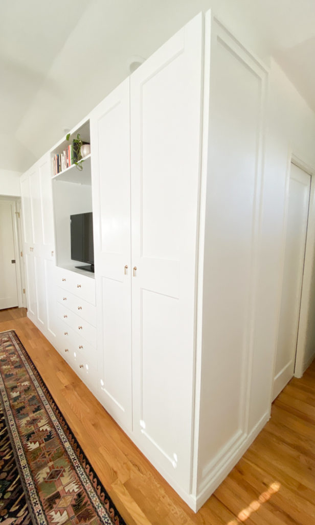 Built In Primary Closet Renovation (IKEA Pax Closet Hack) _ Natalie Paramore