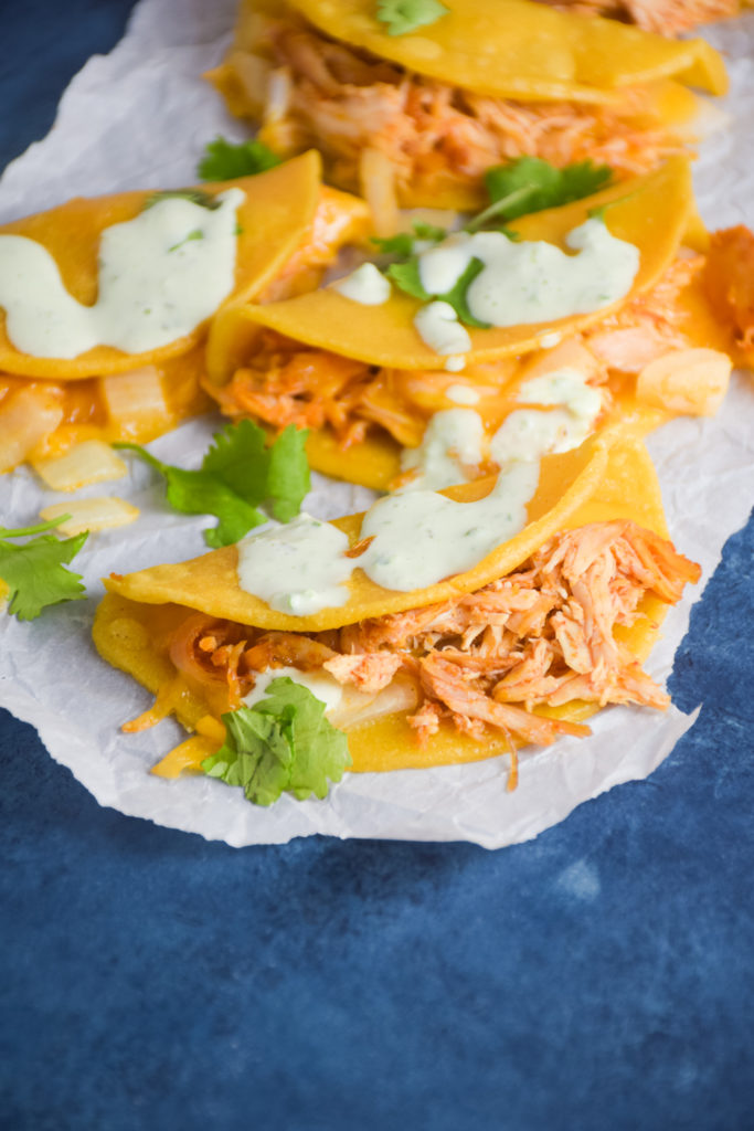 Mini Baked Chicken Street Tacos with Poblano Ranch _Natalie Paramore-5