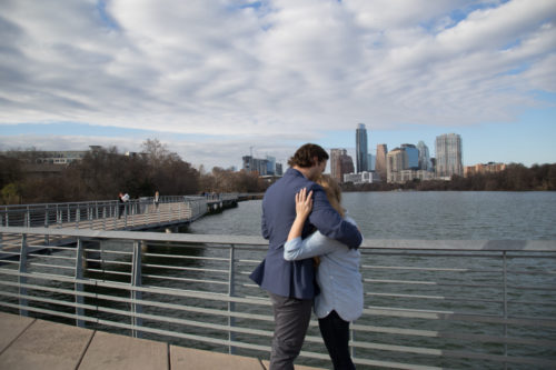 Our Engagement Story - Austin TX Blogger Lady Bird Lake Proposal Surprise Proposal