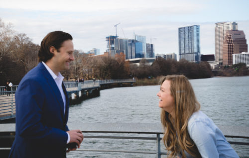 Our Engagement Story - Austin TX Blogger Lady Bird Lake Proposal Surprise Proposal