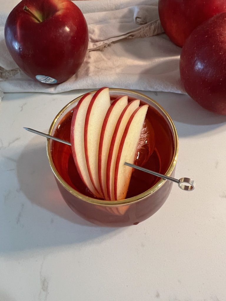 Negroni Sbagliato with Ruby Frost Apples Natalie Paramore