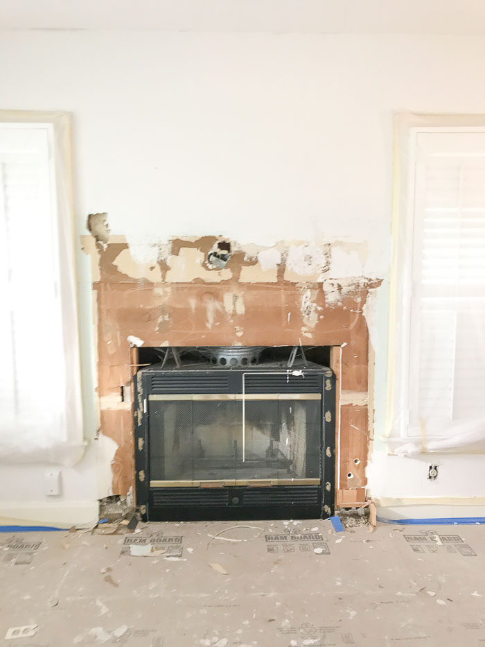 Our Home Renovation Part 2 Fireplace