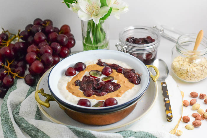 Peanut Butter and Jelly Breakfast Bowl 5