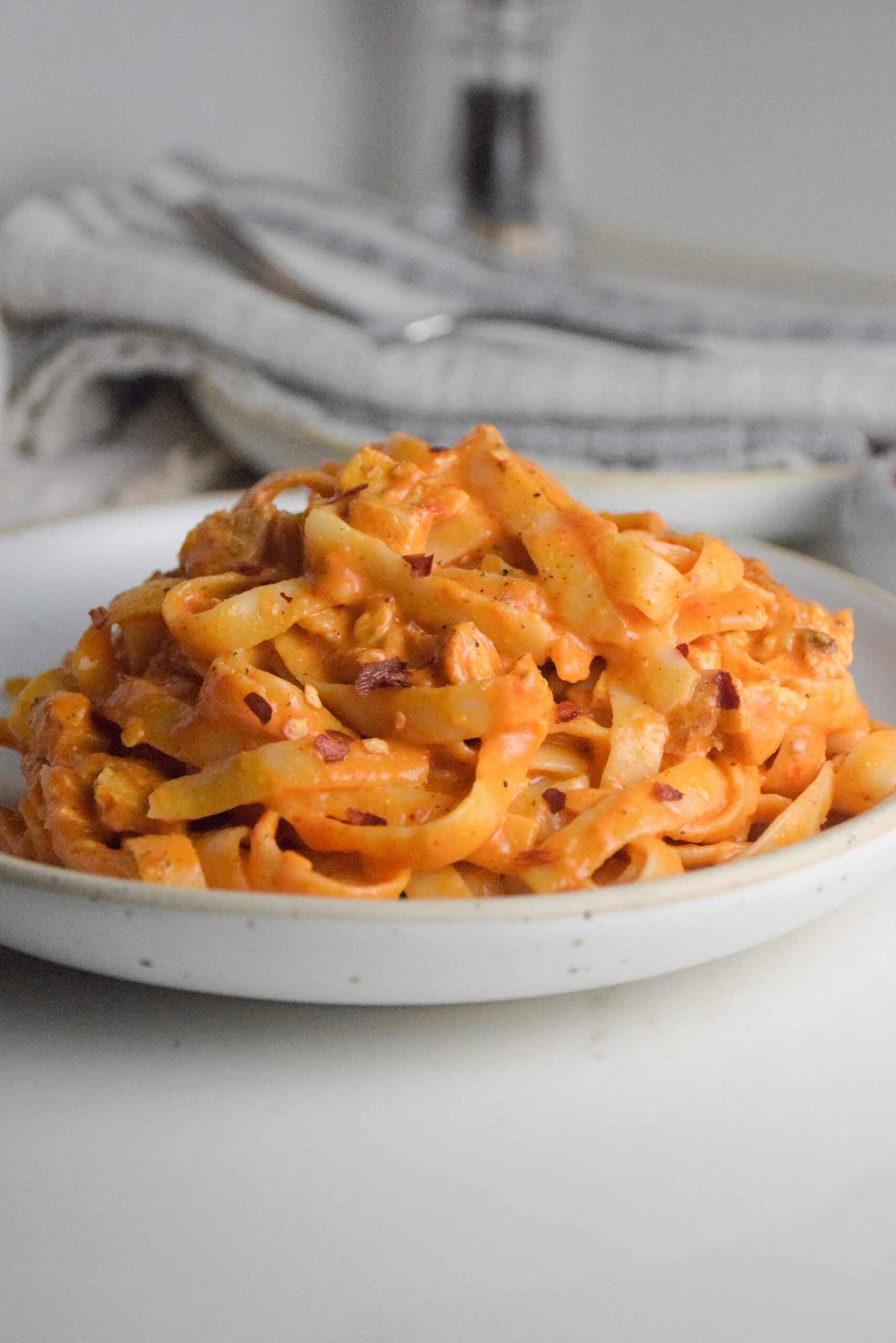 Red Bell Pepper Pasta with Chicken Natalie Paramore