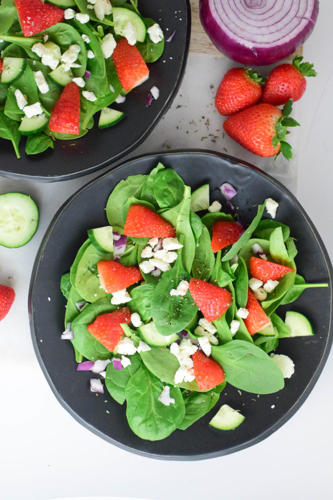 Strawberry Spinach Salad