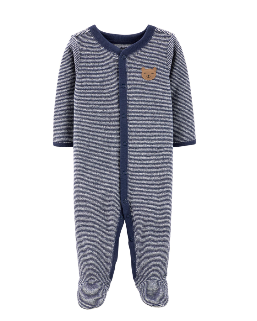 Teddy Bear Footed Baby Boy Pajama_My Favorite Baby Products 4 Months