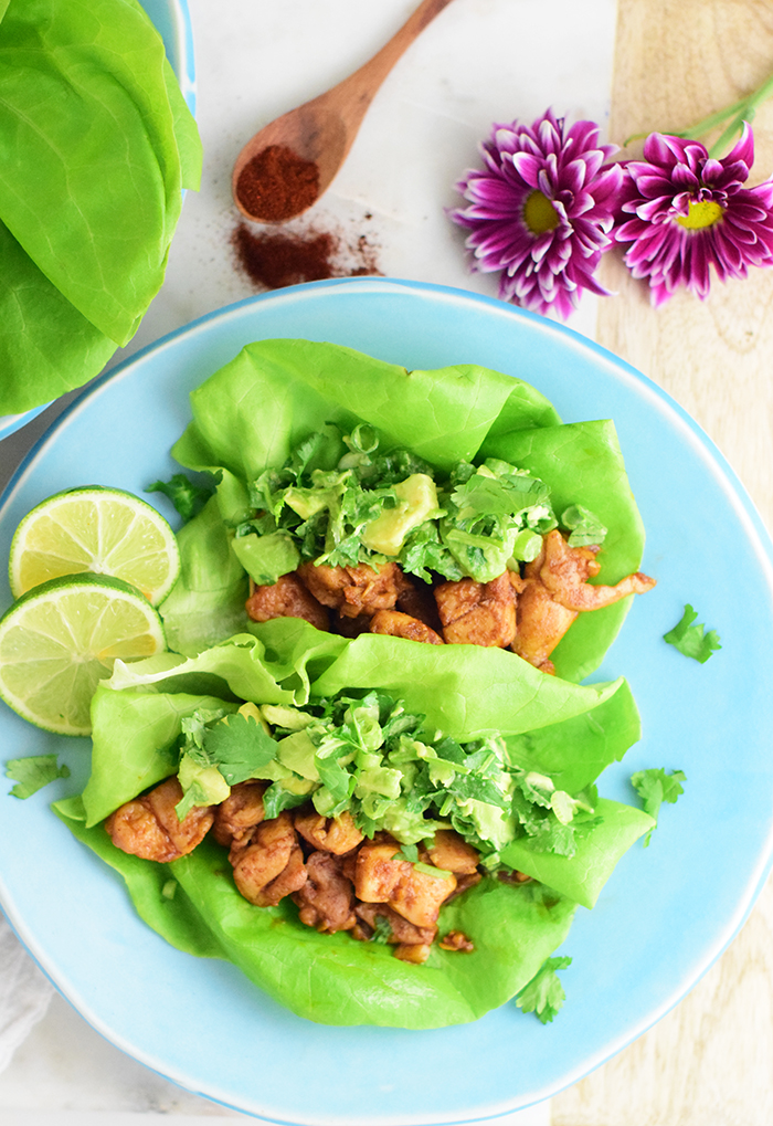 Smoky Asian Chicken Lettuce Wrap_Natalie Paramore