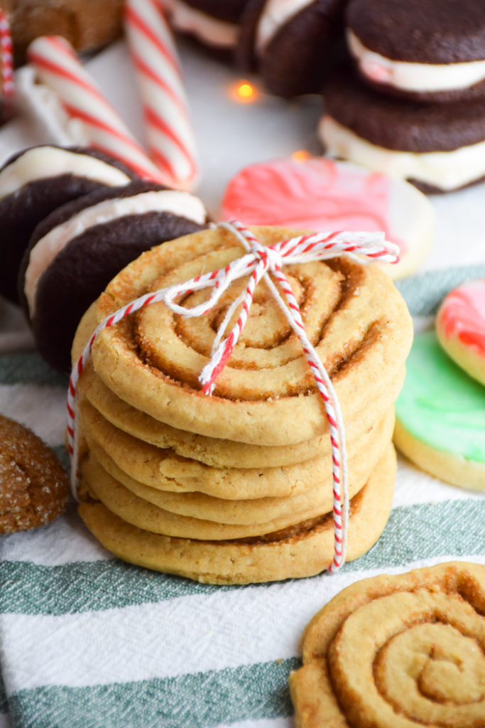 Snickerdoodle Swirls Cookies for Christmas