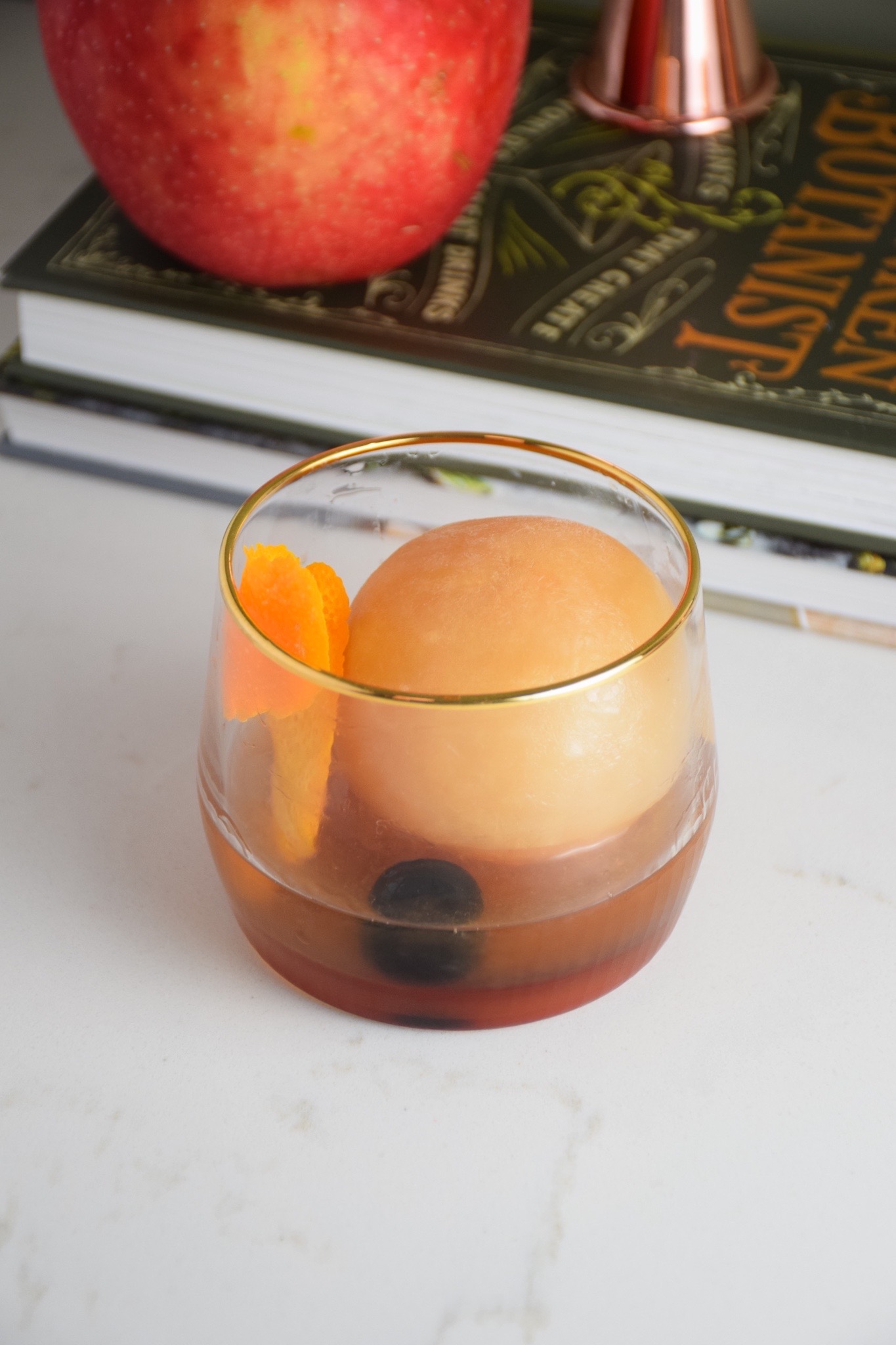 Ice Ball Old Fashioned Cocktail