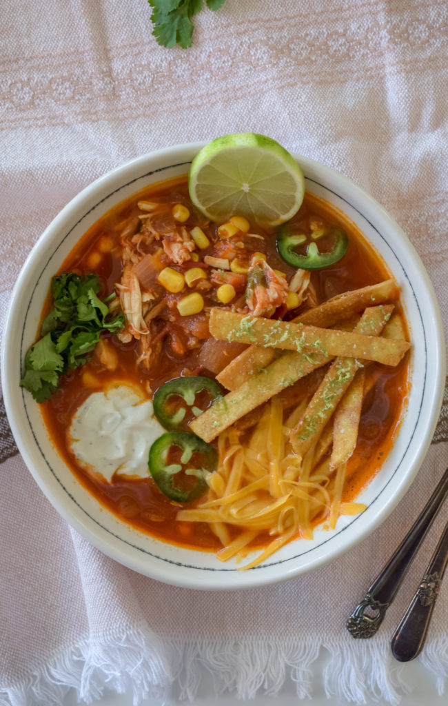 Spicy Chicken Tortilla Soup Recipe