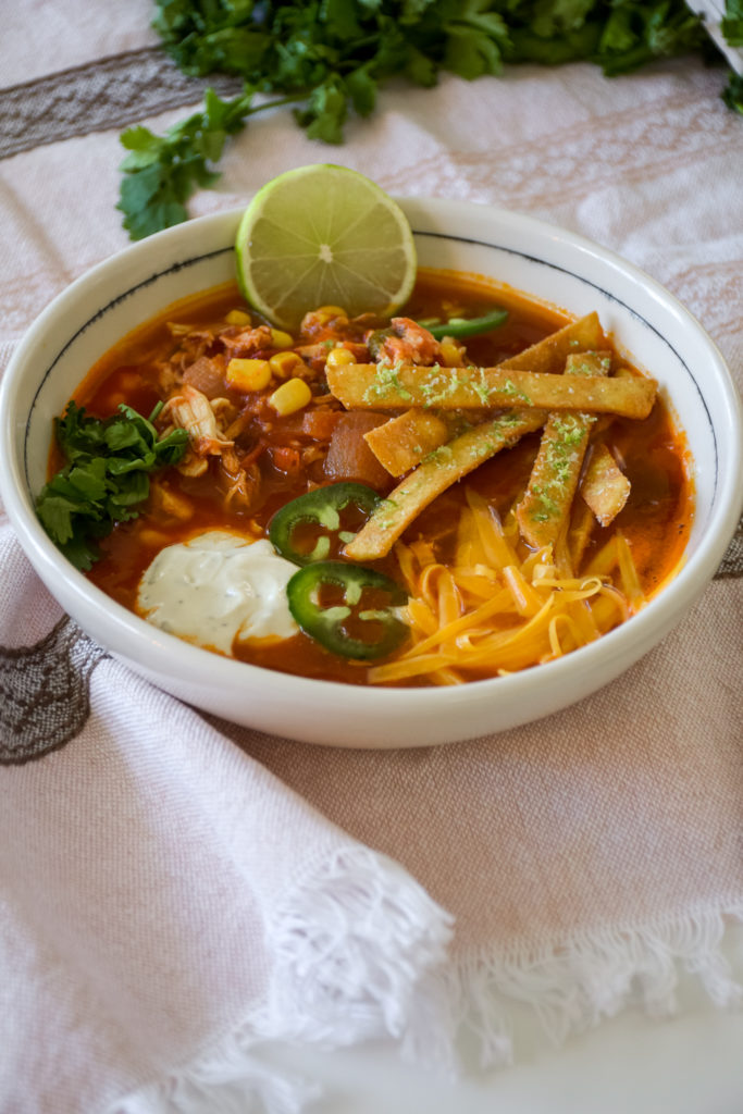 Spicy Chicken Tortilla Soup Recipe