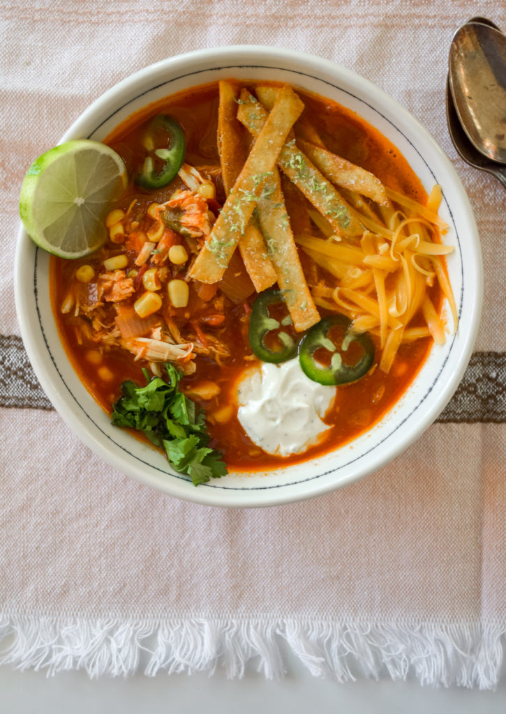 Spicy Chicken Tortilla Soup Recipe