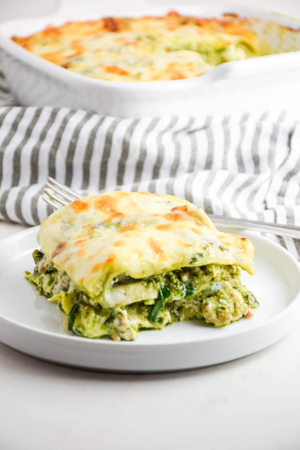 Spinach and Basil Pesto White Lasagna Natalie Paramore