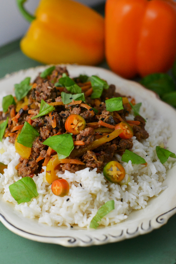 Thai Basil Beef - A Paige of Positivity