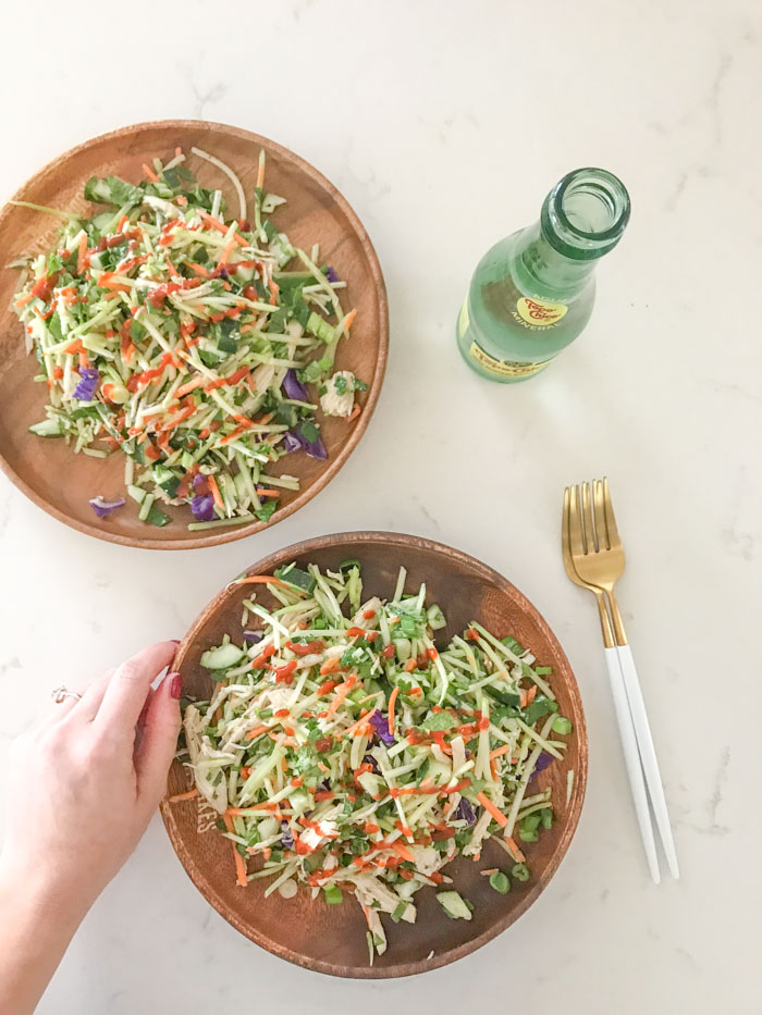 Thai-Inspired Shredded Chicken and Veggie Bowls Recipe_Natalie Paramore